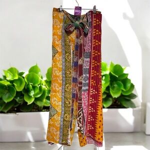 Multicolor Bohemian Women's Pants